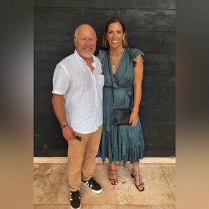 Ulla Johnson Green Flutter Sleeve Wrap Maxi Dress